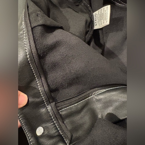 STAUD Elliot Faux-Leather Pants - Picture 11 of 14